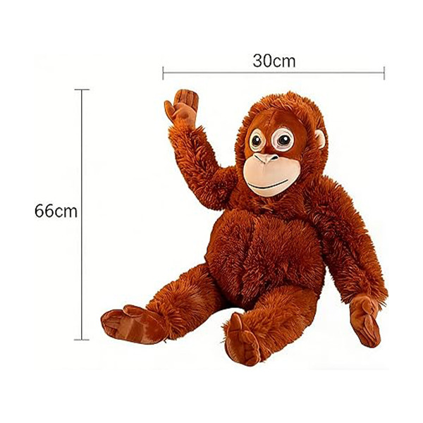 Punch Monkey Plush, 66cm Large Orangutan Soft Toy, Plushies Eco-Friendly Plushies Material - mobile shop in Hamra, Beirut, Lebanon. New and used phones, iPhone, Samsung, Huawei, Xiaomi, Oppo, Realme, Honor, Google Pixel, tablets, laptops, computers, and accessories. متجر موبايلات في الحمرا، بيروت، لبنان. هواتف جديدة ومستعملة، آيفون، سامسونج، هواوي، شاومي، أوبو، ريلمي، هونر، جوجل بيكسل، أجهزة لوحية، لابتوبات، كمبيوترات، واكسسوارات.