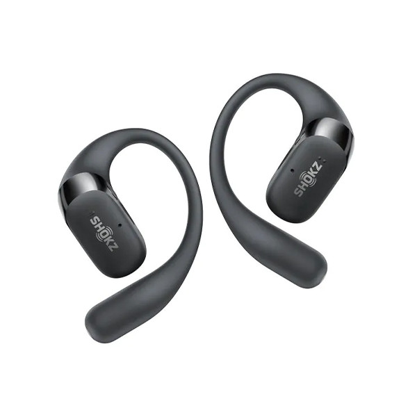 Shokz Openfit 2+ True Wireless Earbuds - Black - mobile shop in Hamra, Beirut, Lebanon. New and used phones, iPhone, Samsung, Huawei, Xiaomi, Oppo, Realme, Honor, Google Pixel, tablets, laptops, computers, and accessories. متجر موبايلات في الحمرا، بيروت، لبنان. هواتف جديدة ومستعملة، آيفون، سامسونج، هواوي، شاومي، أوبو، ريلمي، هونر، جوجل بيكسل، أجهزة لوحية، لابتوبات، كمبيوترات، واكسسوارات.