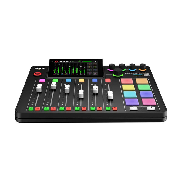 RODE Caster Pro II Integrated Audio Production Studio-Black - mobile shop in Hamra, Beirut, Lebanon. New and used phones, iPhone, Samsung, Huawei, Xiaomi, Oppo, Realme, Honor, Google Pixel, tablets, laptops, computers, and accessories. متجر موبايلات في الحمرا، بيروت، لبنان. هواتف جديدة ومستعملة، آيفون، سامسونج، هواوي، شاومي، أوبو، ريلمي، هونر، جوجل بيكسل، أجهزة لوحية، لابتوبات، كمبيوترات، واكسسوارات.