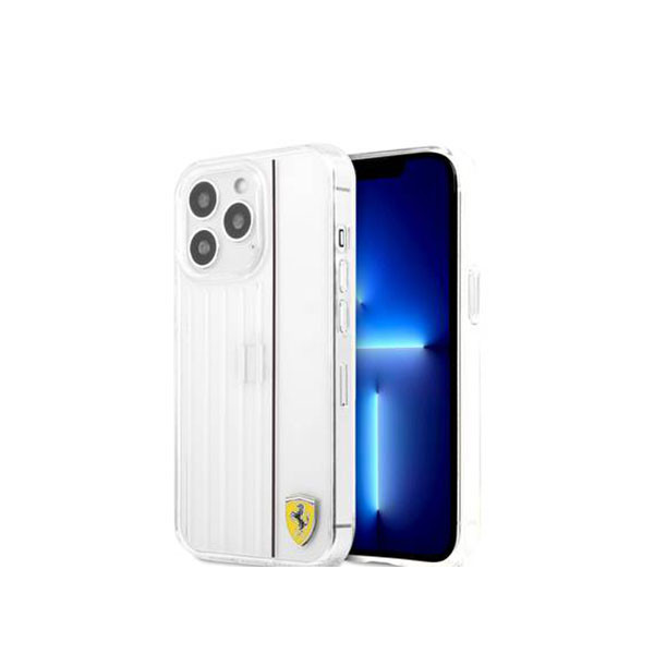 Ferrari PC/TPU 3D Lines Back Cover for iPhone 13 Pro Transparent, mobiles, lebanon, samsung, iphones, new, used, laptops, computers, huawei, phone, mobile prices in lebanon,mobile prices