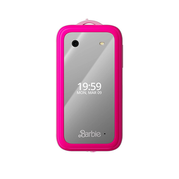 HMD Barbie Flip Phone Pink - mobile shop in Hamra, Beirut, Lebanon. New and used phones, iPhone, Samsung, Huawei, Xiaomi, Oppo, Realme, Honor, Google Pixel, tablets, laptops, computers, and accessories. متجر موبايلات في الحمرا، بيروت، لبنان. هواتف جديدة ومستعملة، آيفون، سامسونج، هواوي، شاومي، أوبو، ريلمي، هونر، جوجل بيكسل، أجهزة لوحية، لابتوبات، كمبيوترات، واكسسوارات.