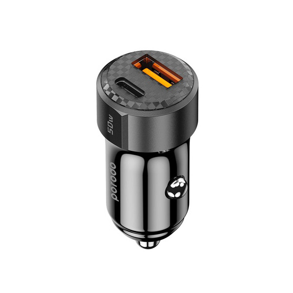 Porodo Mini Size 5OW Dual Port Car Charger PD-Black, mobiles, lebanon, samsung, iphones, new, used, laptops, computers, huawei, phone, mobile prices in lebanon,mobile prices