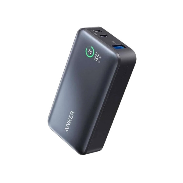 Anker 533 Power Bank 10K 30W Built in Cable Black, mobiles, lebanon, samsung, iphones, new, used, laptops, computers, huawei, phone, mobile prices in lebanon,mobile prices