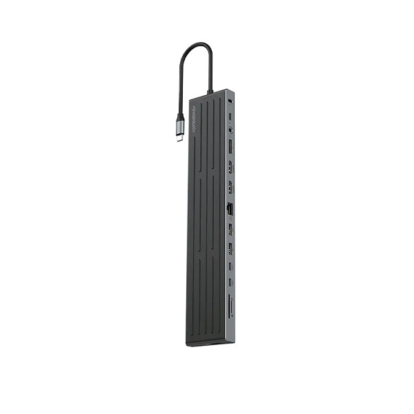 Powerology Nexis 13-in-1 Multi-Display USB-C Hub & Laptop Stand - Black, mobiles, lebanon, samsung, iphones, new, used, laptops, computers, huawei, phone, mobile prices in lebanon,mobile prices