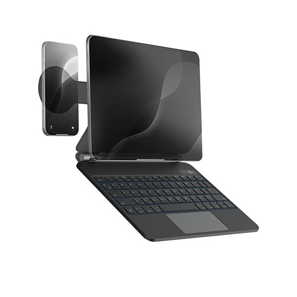 Powerology  Dynaboard Apple Pro 13"(M4)  Magic Keyboard 200ma With  Lithium Battery  Capacity -  Black - mobile shop in Hamra, Beirut, Lebanon. New and used phones, iPhone, Samsung, Huawei, Xiaomi, Oppo, Realme, Honor, Google Pixel, tablets, laptops, computers, and accessories. متجر موبايلات في الحمرا، بيروت، لبنان. هواتف جديدة ومستعملة، آيفون، سامسونج، هواوي، شاومي، أوبو، ريلمي، هونر، جوجل بيكسل، أجهزة لوحية، لابتوبات، كمبيوترات، واكسسوارات.