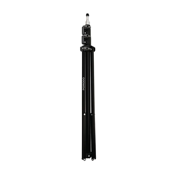 Porodo Expandable Tripod Stand For Photography Light - Black - mobile shop in Hamra, Beirut, Lebanon. New and used phones, iPhone, Samsung, Huawei, Xiaomi, Oppo, Realme, Honor, Google Pixel, tablets, laptops, computers, and accessories. متجر موبايلات في الحمرا، بيروت، لبنان. هواتف جديدة ومستعملة، آيفون، سامسونج، هواوي، شاومي، أوبو، ريلمي، هونر، جوجل بيكسل، أجهزة لوحية، لابتوبات، كمبيوترات، واكسسوارات.