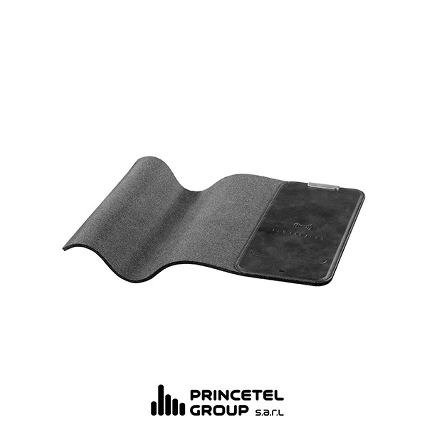 Mouse pad with wireless mobile charger (15W) (Wireless Charging) Powerology Grey - mobile shop in Hamra, Beirut, Lebanon. New and used phones, iPhone, Samsung, Huawei, Xiaomi, Oppo, Realme, Honor, Google Pixel, tablets, laptops, computers, and accessories. متجر موبايلات في الحمرا، بيروت، لبنان. هواتف جديدة ومستعملة، آيفون، سامسونج، هواوي، شاومي، أوبو، ريلمي، هونر، جوجل بيكسل، أجهزة لوحية، لابتوبات، كمبيوترات، واكسسوارات.