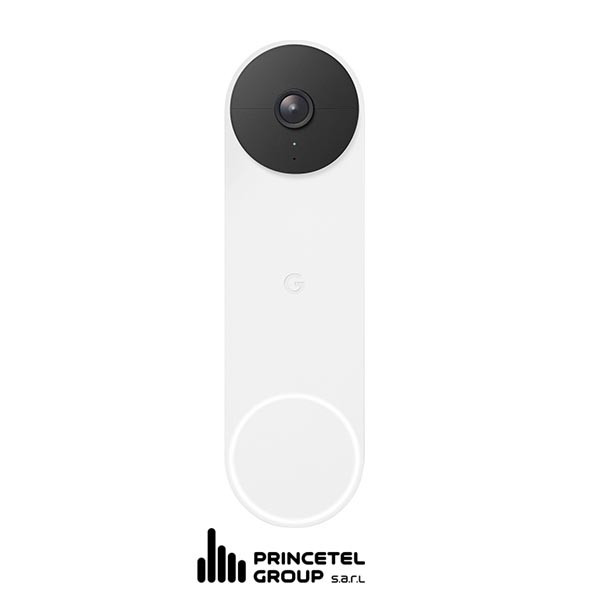 Google - Nest Wi-Fi Video Doorbell - Battery Operated - Snow - Snow - mobile shop in Hamra, Beirut, Lebanon. New and used phones, iPhone, Samsung, Huawei, Xiaomi, Oppo, Realme, Honor, Google Pixel, tablets, laptops, computers, and accessories. متجر موبايلات في الحمرا، بيروت، لبنان. هواتف جديدة ومستعملة، آيفون، سامسونج، هواوي، شاومي، أوبو، ريلمي، هونر، جوجل بيكسل، أجهزة لوحية، لابتوبات، كمبيوترات، واكسسوارات.