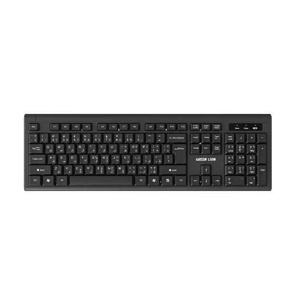 Green Lion GKM- 200 Wireless Combo Keyboard and Mouse - Black - mobile shop in Hamra, Beirut, Lebanon. New and used phones, iPhone, Samsung, Huawei, Xiaomi, Oppo, Realme, Honor, Google Pixel, tablets, laptops, computers, and accessories. متجر موبايلات في الحمرا، بيروت، لبنان. هواتف جديدة ومستعملة، آيفون، سامسونج، هواوي، شاومي، أوبو، ريلمي، هونر، جوجل بيكسل، أجهزة لوحية، لابتوبات، كمبيوترات، واكسسوارات.