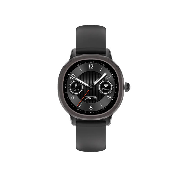 Powerology Velofit Smartwatch 1.04 AMOLED Display 200mah with Additional strap - Black - mobile shop in Hamra, Beirut, Lebanon. New and used phones, iPhone, Samsung, Huawei, Xiaomi, Oppo, Realme, Honor, Google Pixel, tablets, laptops, computers, and accessories. متجر موبايلات في الحمرا، بيروت، لبنان. هواتف جديدة ومستعملة، آيفون، سامسونج، هواوي، شاومي، أوبو، ريلمي، هونر، جوجل بيكسل، أجهزة لوحية، لابتوبات، كمبيوترات، واكسسوارات.