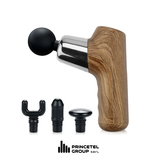 Green Lion Relaxante Portable Massage Gun 2500mAh - Brown - mobile shop in Hamra, Beirut, Lebanon. New and used phones, iPhone, Samsung, Huawei, Xiaomi, Oppo, Realme, Honor, Google Pixel, tablets, laptops, computers, and accessories. متجر موبايلات في الحمرا، بيروت، لبنان. هواتف جديدة ومستعملة، آيفون، سامسونج، هواوي، شاومي، أوبو، ريلمي، هونر، جوجل بيكسل، أجهزة لوحية، لابتوبات، كمبيوترات، واكسسوارات.