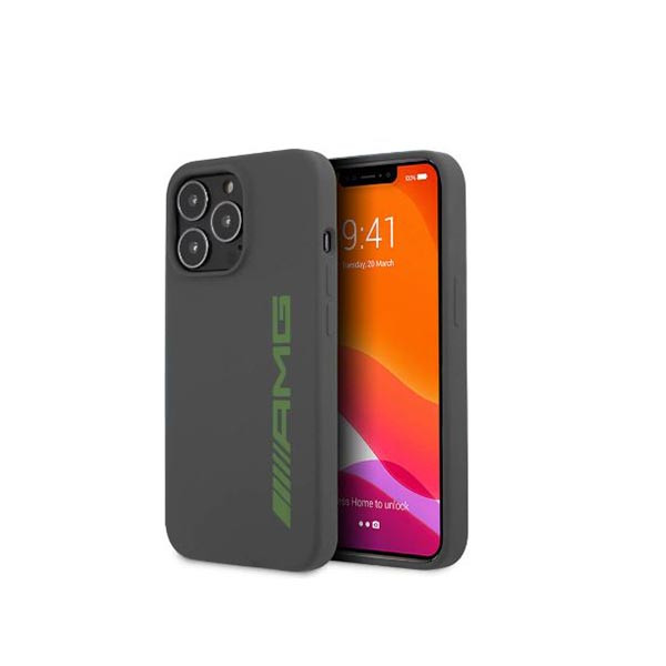 CG Mobile AMG Liquid Silicone Case with Large Logo Compatible with iPhone 13 Pro (6.1 Inch) Easy Access to All Ports Shock Absorption Anti-Scratch Drop Protection, mobiles, lebanon, samsung, iphones, new, used, laptops, computers, huawei, phone, mobile prices in lebanon,mobile prices