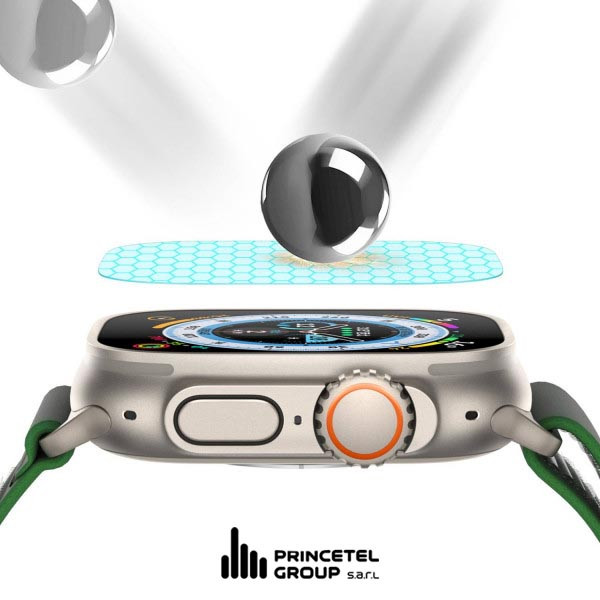 Green Lion Ultra HD Transparent Full Protector 9H Hardness for iWatch 49mm HD Glass - mobile shop in Hamra, Beirut, Lebanon. New and used phones, iPhone, Samsung, Huawei, Xiaomi, Oppo, Realme, Honor, Google Pixel, tablets, laptops, computers, and accessories. متجر موبايلات في الحمرا، بيروت، لبنان. هواتف جديدة ومستعملة، آيفون، سامسونج، هواوي، شاومي، أوبو، ريلمي، هونر، جوجل بيكسل، أجهزة لوحية، لابتوبات، كمبيوترات، واكسسوارات.