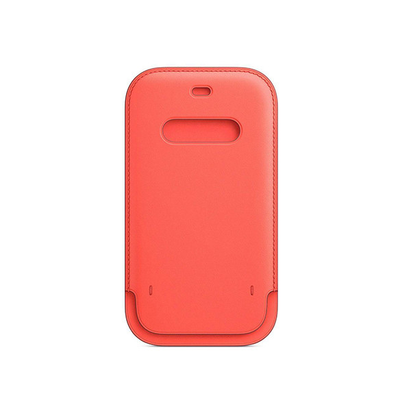 Genuine Apple iPhone 12 Pro Max Leather Sleeve Case with MagSafe - Pink Citrus, mobiles, lebanon, samsung, iphones, new, used, laptops, computers, huawei, phone, mobile prices in lebanon,mobile prices