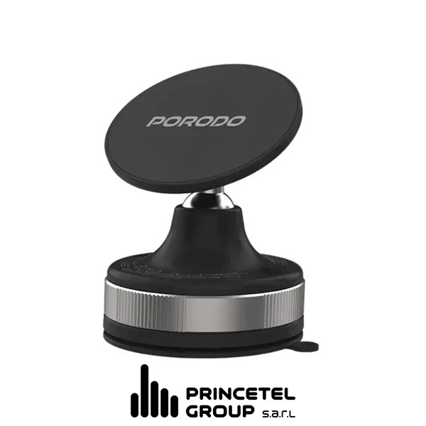 Porodo 360° Rotatable Adjustable Magnetic Vacuum Suction Holder - Black - mobile shop in Hamra, Beirut, Lebanon. New and used phones, iPhone, Samsung, Huawei, Xiaomi, Oppo, Realme, Honor, Google Pixel, tablets, laptops, computers, and accessories. متجر موبايلات في الحمرا، بيروت، لبنان. هواتف جديدة ومستعملة، آيفون، سامسونج، هواوي، شاومي، أوبو، ريلمي، هونر، جوجل بيكسل، أجهزة لوحية، لابتوبات، كمبيوترات، واكسسوارات.