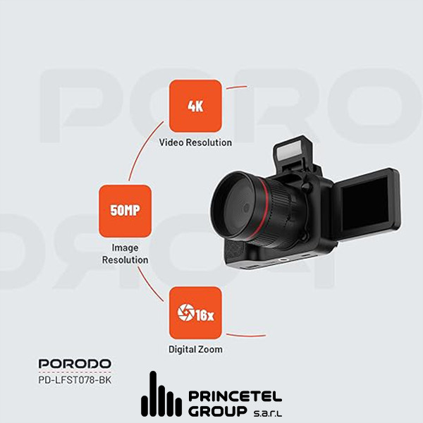 Porodo Mini Camera 64GB Memory Black - mobile shop in Hamra, Beirut, Lebanon. New and used phones, iPhone, Samsung, Huawei, Xiaomi, Oppo, Realme, Honor, Google Pixel, tablets, laptops, computers, and accessories. متجر موبايلات في الحمرا، بيروت، لبنان. هواتف جديدة ومستعملة، آيفون، سامسونج، هواوي، شاومي، أوبو، ريلمي، هونر، جوجل بيكسل، أجهزة لوحية، لابتوبات، كمبيوترات، واكسسوارات.