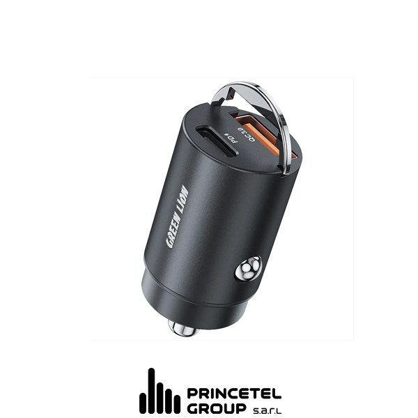 Green Lion Ring Charge Dual Port Car Charger Pd 36w C To L 1m Cable Black - mobile shop in Hamra, Beirut, Lebanon. New and used phones, iPhone, Samsung, Huawei, Xiaomi, Oppo, Realme, Honor, Google Pixel, tablets, laptops, computers, and accessories. متجر موبايلات في الحمرا، بيروت، لبنان. هواتف جديدة ومستعملة، آيفون، سامسونج، هواوي، شاومي، أوبو، ريلمي، هونر، جوجل بيكسل، أجهزة لوحية، لابتوبات، كمبيوترات، واكسسوارات.