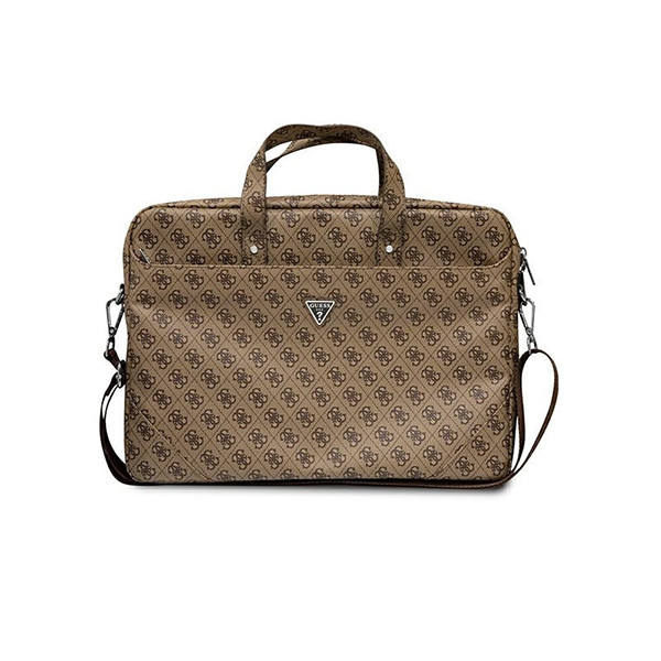 Guess Gucb15p4tw 16 Inch Brown Saffiano 4g Hot Stamp Triangle Logo - mobile shop in Hamra, Beirut, Lebanon. New and used phones, iPhone, Samsung, Huawei, Xiaomi, Oppo, Realme, Honor, Google Pixel, tablets, laptops, computers, and accessories. متجر موبايلات في الحمرا، بيروت، لبنان. هواتف جديدة ومستعملة، آيفون، سامسونج، هواوي، شاومي، أوبو، ريلمي، هونر، جوجل بيكسل، أجهزة لوحية، لابتوبات، كمبيوترات، واكسسوارات.
