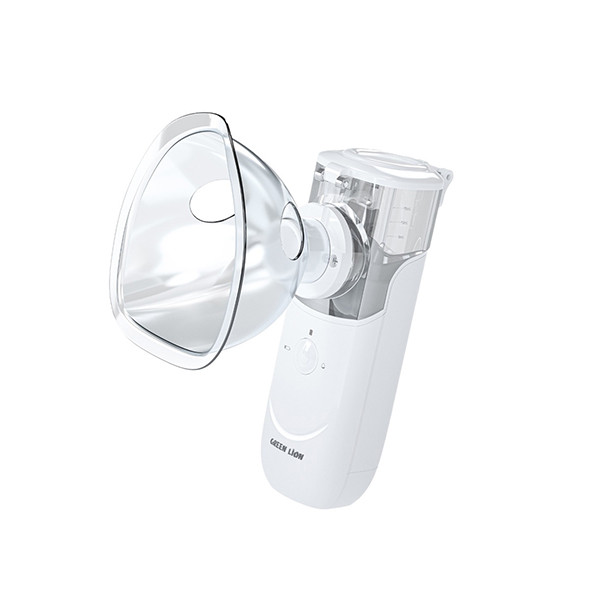 Green Lion Portable Nebulizer  Pro - White - mobile shop in Hamra, Beirut, Lebanon. New and used phones, iPhone, Samsung, Huawei, Xiaomi, Oppo, Realme, Honor, Google Pixel, tablets, laptops, computers, and accessories. متجر موبايلات في الحمرا، بيروت، لبنان. هواتف جديدة ومستعملة، آيفون، سامسونج، هواوي، شاومي، أوبو، ريلمي، هونر، جوجل بيكسل، أجهزة لوحية، لابتوبات، كمبيوترات، واكسسوارات.