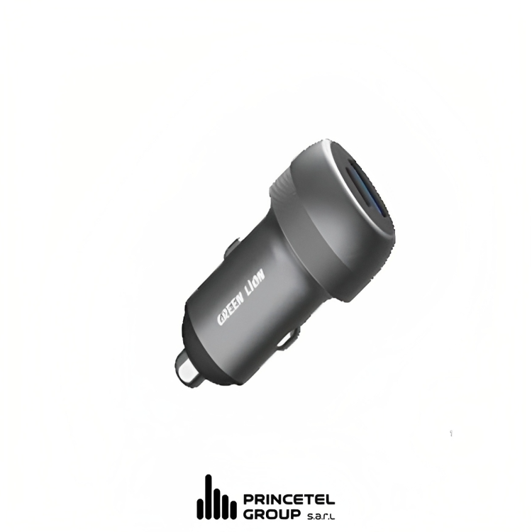 Green Lion PD+QC Car Charger 100W With Type-C To Lightning Cable 1M-Gray - mobile shop in Hamra, Beirut, Lebanon. New and used phones, iPhone, Samsung, Huawei, Xiaomi, Oppo, Realme, Honor, Google Pixel, tablets, laptops, computers, and accessories. متجر موبايلات في الحمرا، بيروت، لبنان. هواتف جديدة ومستعملة، آيفون، سامسونج، هواوي، شاومي، أوبو، ريلمي، هونر، جوجل بيكسل، أجهزة لوحية، لابتوبات، كمبيوترات، واكسسوارات.