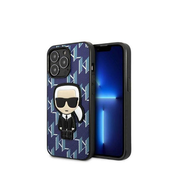 Karl Lagerfeld iPhone 13 Pro / 13 6.1 inch Hard Case Nibisky / Blue, mobiles, lebanon, samsung, iphones, new, used, laptops, computers, huawei, phone, mobile prices in lebanon,mobile prices