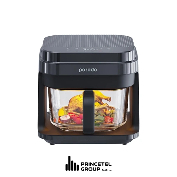 Porodo Lifestyle 5.5L Capacity Full Glass Air Fryer 1200W -Black - mobile shop in Hamra, Beirut, Lebanon. New and used phones, iPhone, Samsung, Huawei, Xiaomi, Oppo, Realme, Honor, Google Pixel, tablets, laptops, computers, and accessories. متجر موبايلات في الحمرا، بيروت، لبنان. هواتف جديدة ومستعملة، آيفون، سامسونج، هواوي، شاومي، أوبو، ريلمي، هونر، جوجل بيكسل، أجهزة لوحية، لابتوبات، كمبيوترات، واكسسوارات.