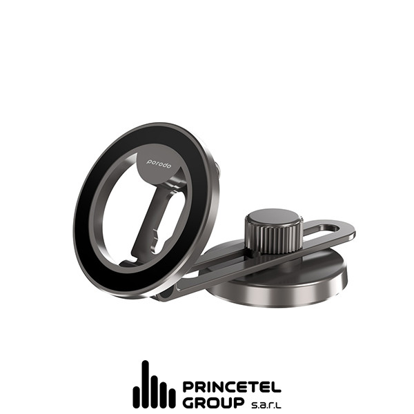 Porodo Magesafe Magnet  Mount with Double folding and 360 " rotation -  Black - mobile shop in Hamra, Beirut, Lebanon. New and used phones, iPhone, Samsung, Huawei, Xiaomi, Oppo, Realme, Honor, Google Pixel, tablets, laptops, computers, and accessories. متجر موبايلات في الحمرا، بيروت، لبنان. هواتف جديدة ومستعملة، آيفون، سامسونج، هواوي، شاومي، أوبو، ريلمي، هونر، جوجل بيكسل، أجهزة لوحية، لابتوبات، كمبيوترات، واكسسوارات.