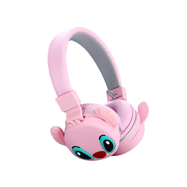 Cartoon Headset Bluetooth Stitch Wireless AH-806 Pink, mobiles, lebanon, samsung, iphones, new, used, laptops, computers, huawei, phone, mobile prices in lebanon,mobile prices