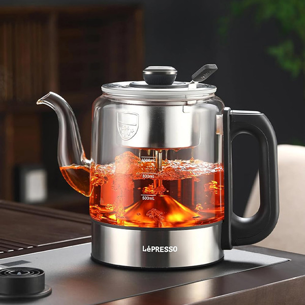 LePresso AuraBrew Tea and Water Brewer with Interactive Panel - Gray - mobile shop in Hamra, Beirut, Lebanon. New and used phones, iPhone, Samsung, Huawei, Xiaomi, Oppo, Realme, Honor, Google Pixel, tablets, laptops, computers, and accessories. متجر موبايلات في الحمرا، بيروت، لبنان. هواتف جديدة ومستعملة، آيفون، سامسونج، هواوي، شاومي، أوبو، ريلمي، هونر، جوجل بيكسل، أجهزة لوحية، لابتوبات، كمبيوترات، واكسسوارات.