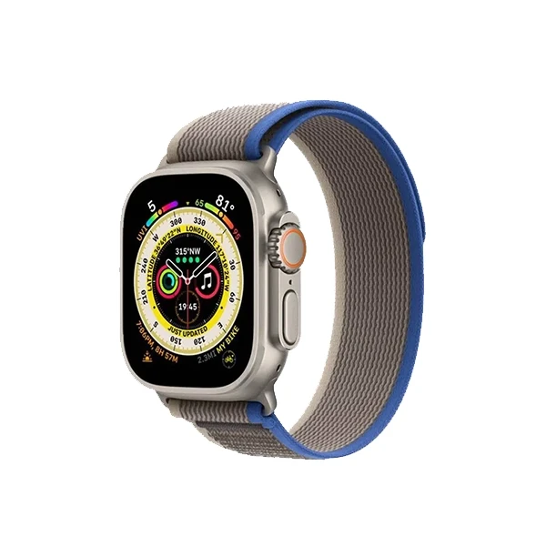 Green Lion Trial Loop Watch Strap For Apple Watch42/44/45/49MM Blue-Gray, mobiles, lebanon, samsung, iphones, new, used, laptops, computers, huawei, phone, mobile prices in lebanon,mobile prices