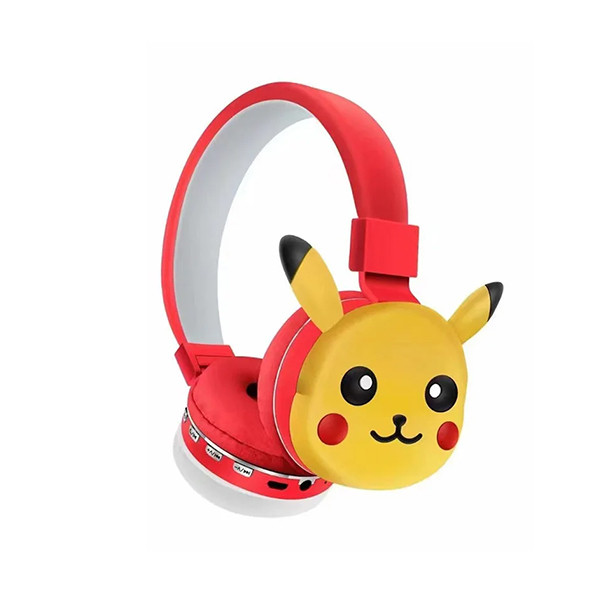 Cartoon Headset Bluetooth Pikachu Children's AH-806X -Red, mobiles, lebanon, samsung, iphones, new, used, laptops, computers, huawei, phone, mobile prices in lebanon,mobile prices