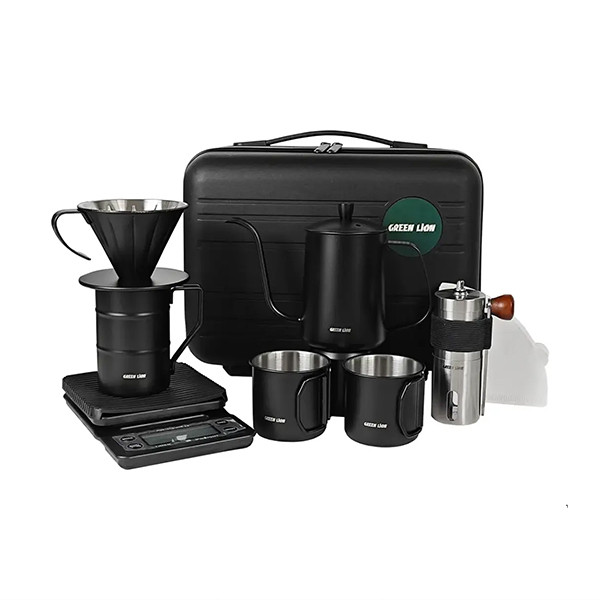 Green Lion V-60  PRO 7 in 1 Coffee Maker Set - Black, mobiles, lebanon, samsung, iphones, new, used, laptops, computers, huawei, phone, mobile prices in lebanon,mobile prices