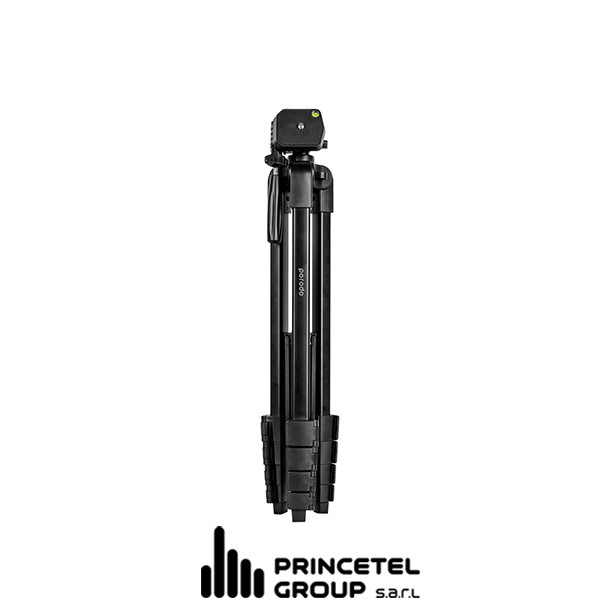 Porodo Aluminium Tripod - Black - mobile shop in Hamra, Beirut, Lebanon. New and used phones, iPhone, Samsung, Huawei, Xiaomi, Oppo, Realme, Honor, Google Pixel, tablets, laptops, computers, and accessories. متجر موبايلات في الحمرا، بيروت، لبنان. هواتف جديدة ومستعملة، آيفون، سامسونج، هواوي، شاومي، أوبو، ريلمي، هونر، جوجل بيكسل، أجهزة لوحية، لابتوبات، كمبيوترات، واكسسوارات.