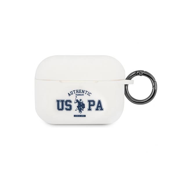 CG Mobile U.S.Polo Assn. Silicone Uspa Authentic Case Compatible for Airpods Pro, Scratch Resistant, Shock Absorption & Drop Protection Cover Officially Licensed, White, mobiles, lebanon, samsung, iphones, new, used, laptops, computers, huawei, phone, mobile prices in lebanon,mobile prices