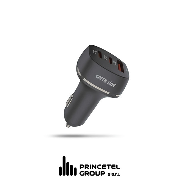 Green Lion Car Charger 50W with TC-IPH Black - mobile shop in Hamra, Beirut, Lebanon. New and used phones, iPhone, Samsung, Huawei, Xiaomi, Oppo, Realme, Honor, Google Pixel, tablets, laptops, computers, and accessories. متجر موبايلات في الحمرا، بيروت، لبنان. هواتف جديدة ومستعملة، آيفون، سامسونج، هواوي، شاومي، أوبو، ريلمي، هونر، جوجل بيكسل، أجهزة لوحية، لابتوبات، كمبيوترات، واكسسوارات.