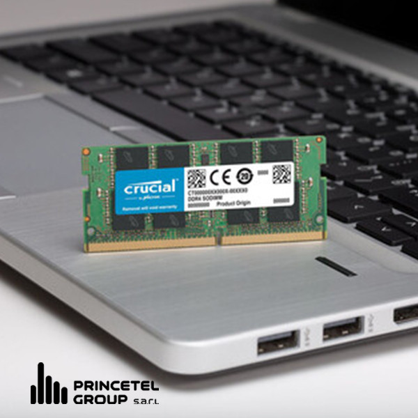 Crucial 16GB Ram Laptop DDR4 - mobile shop in Hamra, Beirut, Lebanon. New and used phones, iPhone, Samsung, Huawei, Xiaomi, Oppo, Realme, Honor, Google Pixel, tablets, laptops, computers, and accessories. متجر موبايلات في الحمرا، بيروت، لبنان. هواتف جديدة ومستعملة، آيفون، سامسونج، هواوي، شاومي، أوبو، ريلمي، هونر، جوجل بيكسل، أجهزة لوحية، لابتوبات، كمبيوترات، واكسسوارات.
