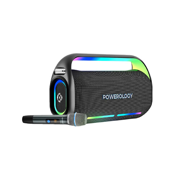 Powerology Deep Bass Party Speaker - Black, mobiles, lebanon, samsung, iphones, new, used, laptops, computers, huawei, phone, mobile prices in lebanon,mobile prices