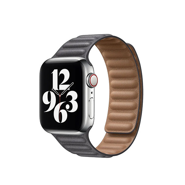 iBAND Apple Watch Grey Leather Metal Strap 38-40-41mm, mobiles, lebanon, samsung, iphones, new, used, laptops, computers, huawei, phone, mobile prices in lebanon,mobile prices