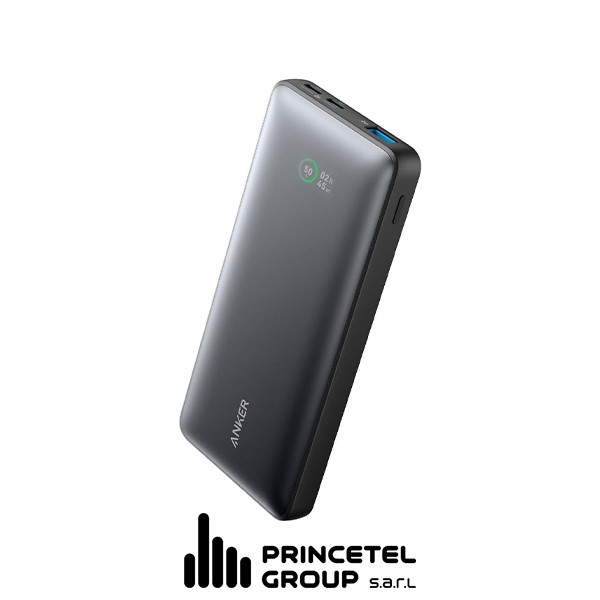 Anker 533 Power Bank 10K 25W 3-Port Black - mobile shop in Hamra, Beirut, Lebanon. New and used phones, iPhone, Samsung, Huawei, Xiaomi, Oppo, Realme, Honor, Google Pixel, tablets, laptops, computers, and accessories. متجر موبايلات في الحمرا، بيروت، لبنان. هواتف جديدة ومستعملة، آيفون، سامسونج، هواوي، شاومي، أوبو، ريلمي، هونر، جوجل بيكسل، أجهزة لوحية، لابتوبات، كمبيوترات، واكسسوارات.