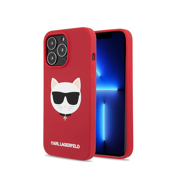 Cg Mobile Karl Lagerfeld Liquid Silicone Case Choupette Head Compatible For Iphone 13 Pro Max (6.7") Easy Access To All Ports, Anti-scratch, Shock Absorption, mobiles, lebanon, samsung, iphones, new, used, laptops, computers, huawei, phone, mobile prices in lebanon,mobile prices