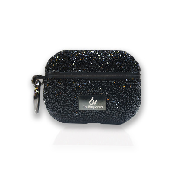 Bling Case for Aipods Pro - Crystal Black, mobiles, lebanon, samsung, iphones, new, used, laptops, computers, huawei, phone, mobile prices in lebanon,mobile prices