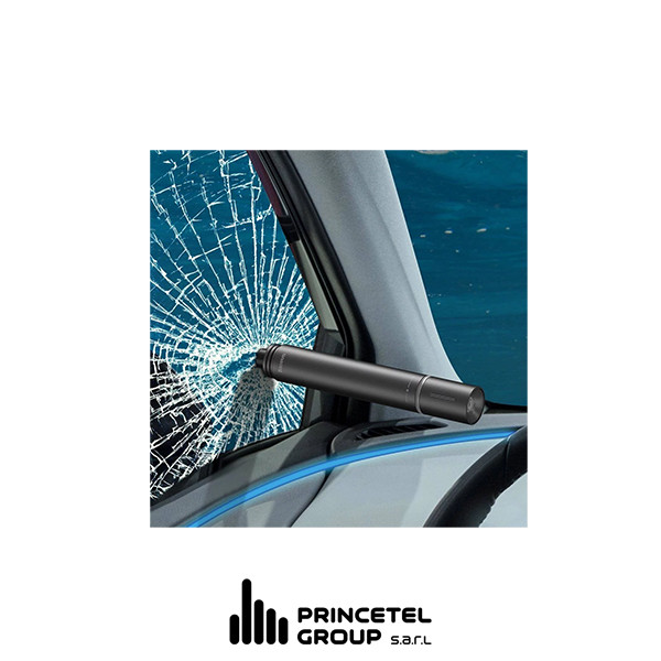 Baseus Savior Window Breaking Flashlight - mobile shop in Hamra, Beirut, Lebanon. New and used phones, iPhone, Samsung, Huawei, Xiaomi, Oppo, Realme, Honor, Google Pixel, tablets, laptops, computers, and accessories. متجر موبايلات في الحمرا، بيروت، لبنان. هواتف جديدة ومستعملة، آيفون، سامسونج، هواوي، شاومي، أوبو، ريلمي، هونر، جوجل بيكسل، أجهزة لوحية، لابتوبات، كمبيوترات، واكسسوارات.