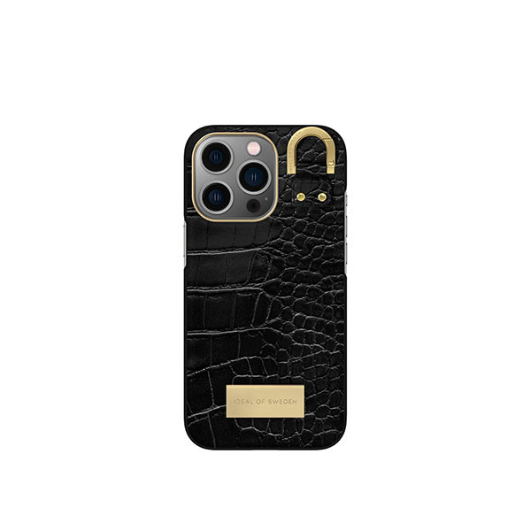 ideal Of Sweden Fashion Atelier iPhone 13 Pro Black Croco, mobiles, lebanon, samsung, iphones, new, used, laptops, computers, huawei, phone, mobile prices in lebanon,mobile prices