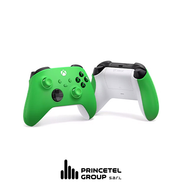 X BOX Velocity Green  Wireless Controller - mobile shop in Hamra, Beirut, Lebanon. New and used phones, iPhone, Samsung, Huawei, Xiaomi, Oppo, Realme, Honor, Google Pixel, tablets, laptops, computers, and accessories. متجر موبايلات في الحمرا، بيروت، لبنان. هواتف جديدة ومستعملة، آيفون، سامسونج، هواوي، شاومي، أوبو، ريلمي، هونر، جوجل بيكسل، أجهزة لوحية، لابتوبات، كمبيوترات، واكسسوارات.