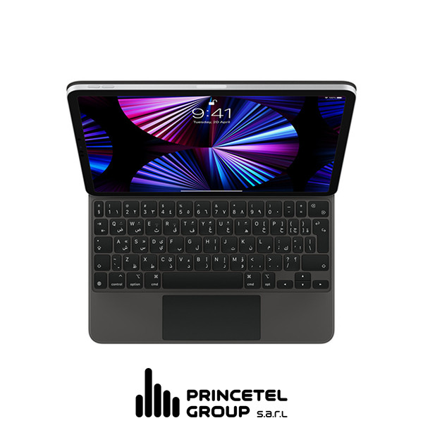 Green Lion Touchpad  Keyboard Case for iPad Pro 10.9"&11" (Arabic/English)500mAh - Black - mobile shop in Hamra, Beirut, Lebanon. New and used phones, iPhone, Samsung, Huawei, Xiaomi, Oppo, Realme, Honor, Google Pixel, tablets, laptops, computers, and accessories. متجر موبايلات في الحمرا، بيروت، لبنان. هواتف جديدة ومستعملة، آيفون، سامسونج، هواوي، شاومي، أوبو، ريلمي، هونر، جوجل بيكسل، أجهزة لوحية، لابتوبات، كمبيوترات، واكسسوارات.