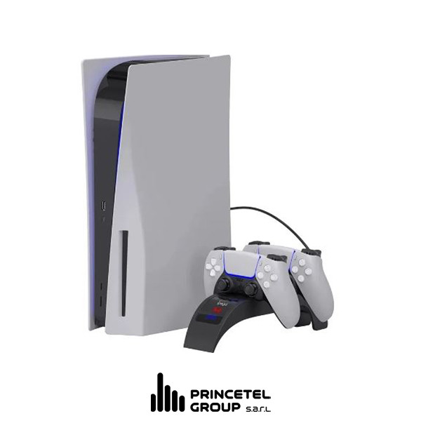 Ipega charging station for ps5 pg-p5016 - mobile shop in Hamra, Beirut, Lebanon. New and used phones, iPhone, Samsung, Huawei, Xiaomi, Oppo, Realme, Honor, Google Pixel, tablets, laptops, computers, and accessories. متجر موبايلات في الحمرا، بيروت، لبنان. هواتف جديدة ومستعملة، آيفون، سامسونج، هواوي، شاومي، أوبو، ريلمي، هونر، جوجل بيكسل، أجهزة لوحية، لابتوبات، كمبيوترات، واكسسوارات.
