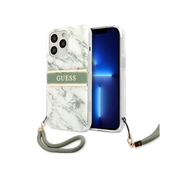 Guess Marble Stripe Back Case Apple iPhone 13 Pro (6.1") Groen, mobiles, lebanon, samsung, iphones, new, used, laptops, computers, huawei, phone, mobile prices in lebanon,mobile prices