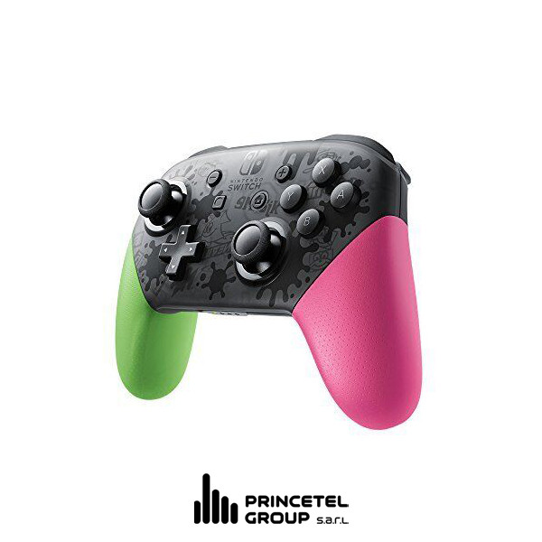 Nintendo Switch Pro controller Splatoon 2 edition - mobile shop in Hamra, Beirut, Lebanon. New and used phones, iPhone, Samsung, Huawei, Xiaomi, Oppo, Realme, Honor, Google Pixel, tablets, laptops, computers, and accessories. متجر موبايلات في الحمرا، بيروت، لبنان. هواتف جديدة ومستعملة، آيفون، سامسونج، هواوي، شاومي، أوبو، ريلمي، هونر، جوجل بيكسل، أجهزة لوحية، لابتوبات، كمبيوترات، واكسسوارات.