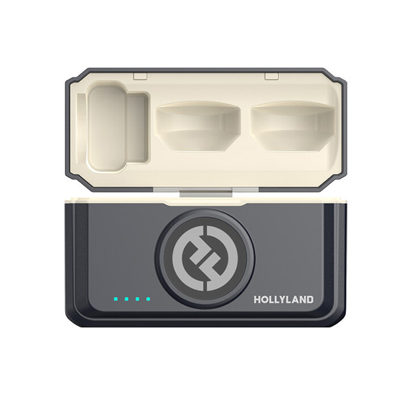 Hollyland LARK M2 DUO 2-Person Wireless Combo Microphone System (2.4 GHz, Shine Charcoal) - mobile shop in Hamra, Beirut, Lebanon. New and used phones, iPhone, Samsung, Huawei, Xiaomi, Oppo, Realme, Honor, Google Pixel, tablets, laptops, computers, and accessories. متجر موبايلات في الحمرا، بيروت، لبنان. هواتف جديدة ومستعملة، آيفون، سامسونج، هواوي، شاومي، أوبو، ريلمي، هونر، جوجل بيكسل، أجهزة لوحية، لابتوبات، كمبيوترات، واكسسوارات.