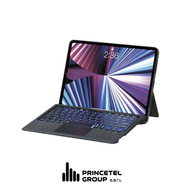 Green Lion Touchpad  Keyboard Case for iPad Pro 12.9" 500mAh - Black - mobile shop in Hamra, Beirut, Lebanon. New and used phones, iPhone, Samsung, Huawei, Xiaomi, Oppo, Realme, Honor, Google Pixel, tablets, laptops, computers, and accessories. متجر موبايلات في الحمرا، بيروت، لبنان. هواتف جديدة ومستعملة، آيفون، سامسونج، هواوي، شاومي، أوبو، ريلمي، هونر، جوجل بيكسل، أجهزة لوحية، لابتوبات، كمبيوترات، واكسسوارات.